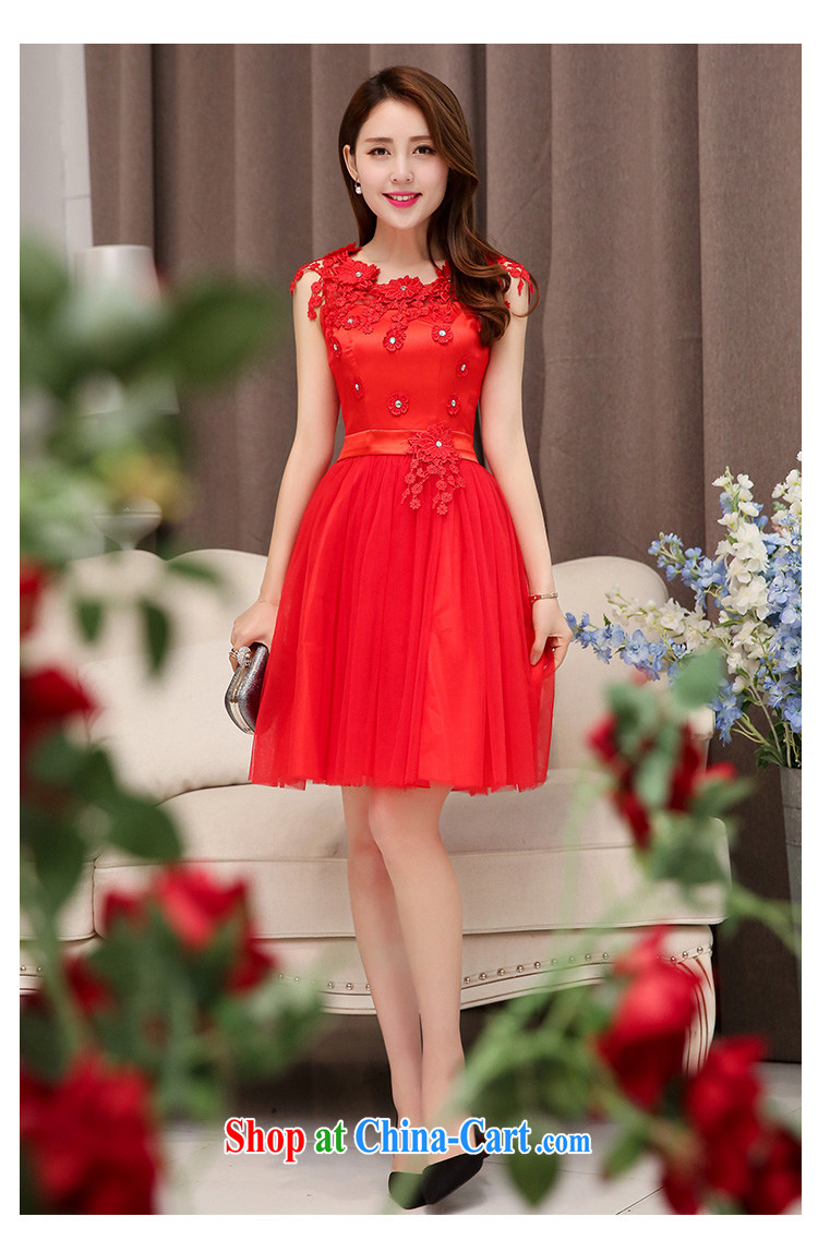 Cayman business, ceremony dresses dress 2015 spring sleeveless fashion style wedding dresses beauty bridal bridesmaid annual concert toast clothing dresses dress red XXL pictures, price, brand platters! Elections are good character, the national distribution, so why buy now enjoy more preferential! Health