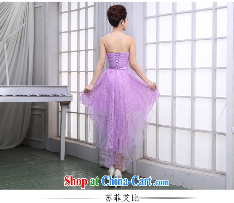 100 the ball bridesmaid dress winter 2015 new bridesmaid's sister dress light purple short annual banquet dress moderator light purple B dual-shoulder T XXL 14,009 pictures, price, brand platters! Elections are good character, the national distribution, so why buy now enjoy more preferential! Health