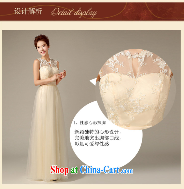 Sophie HIV than champagne color bridal bridesmaid wedding dress wedding toast clothing wedding Evening Dress long sleek beauty dresses brides with 2015 new summer champagne color L pictures, price, brand platters! Elections are good character, the national distribution, so why buy now enjoy more preferential! Health