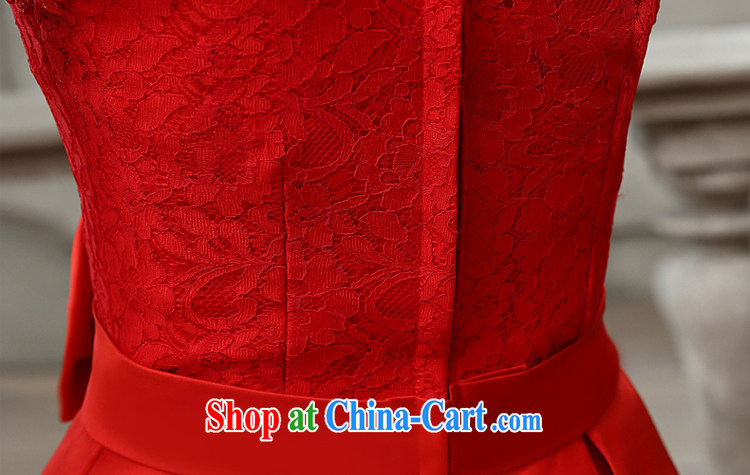 Honey, bride 2015 new bride's wedding dress short skirt, red wedding field shoulder bows. Spring and Summer red M pictures, price, brand platters! Elections are good character, the national distribution, so why buy now enjoy more preferential! Health