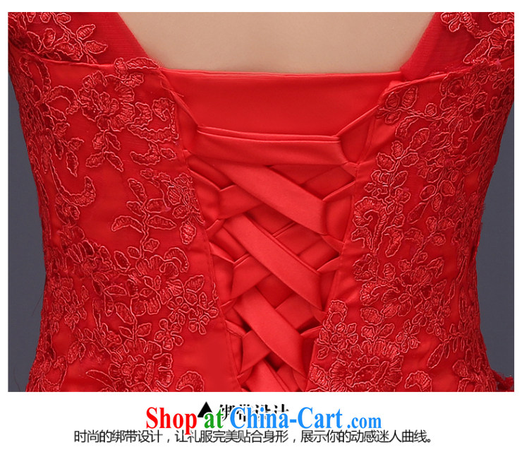 The Vanessa wedding dresses new Korean-style red lace short Meeting banquet dress bride wedding toast serving shoulders small dress dance dress female Red lace short dress tailored (final) pictures, price, brand platters! Elections are good character, the national distribution, so why buy now enjoy more preferential! Health