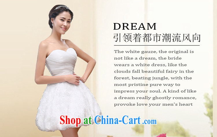 Honey, bride dress short 2015 new Mary Magdalene white chest strap bridesmaid clothing Princess lace sweet little dress uniform chair red XXL pictures, price, brand platters! Elections are good character, the national distribution, so why buy now enjoy more preferential! Health