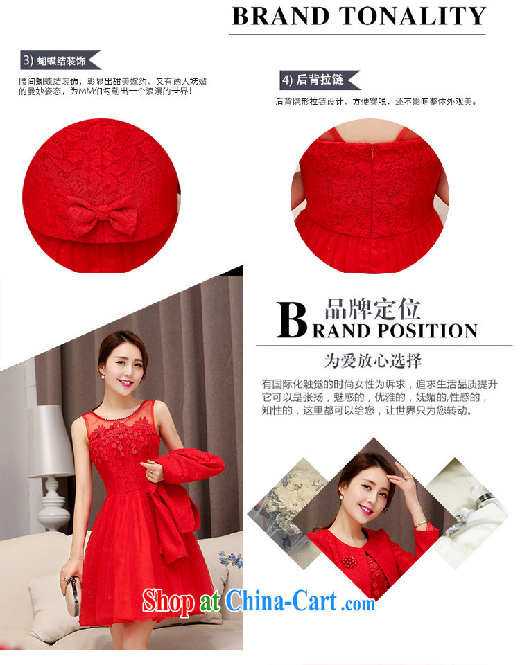 jersey, Spring and Autumn and new dresses bridal gown bridesmaid dress style beauty dresses dress small jacket two piece set with female Red XXL pictures, price, brand platters! Elections are good character, the national distribution, so why buy now enjoy more preferential! Health