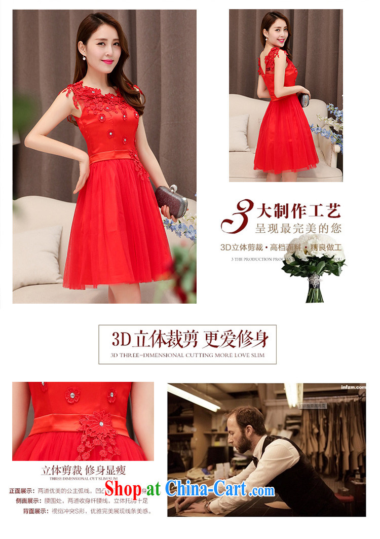 Los Angeles spring 2015 new dresses bridal gown bridesmaid dress manual flowers lace stitching elegance beauty dress dresses red XXL pictures, price, brand platters! Elections are good character, the national distribution, so why buy now enjoy more preferential! Health