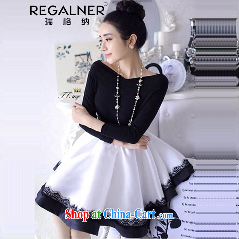 Ryan, 2015 new sexy men black-and-white stitching small dress lace lace a field for your shoulders my store shaggy dress the dresses picture color code, Ryan, (REGALNER), and, on-line shopping