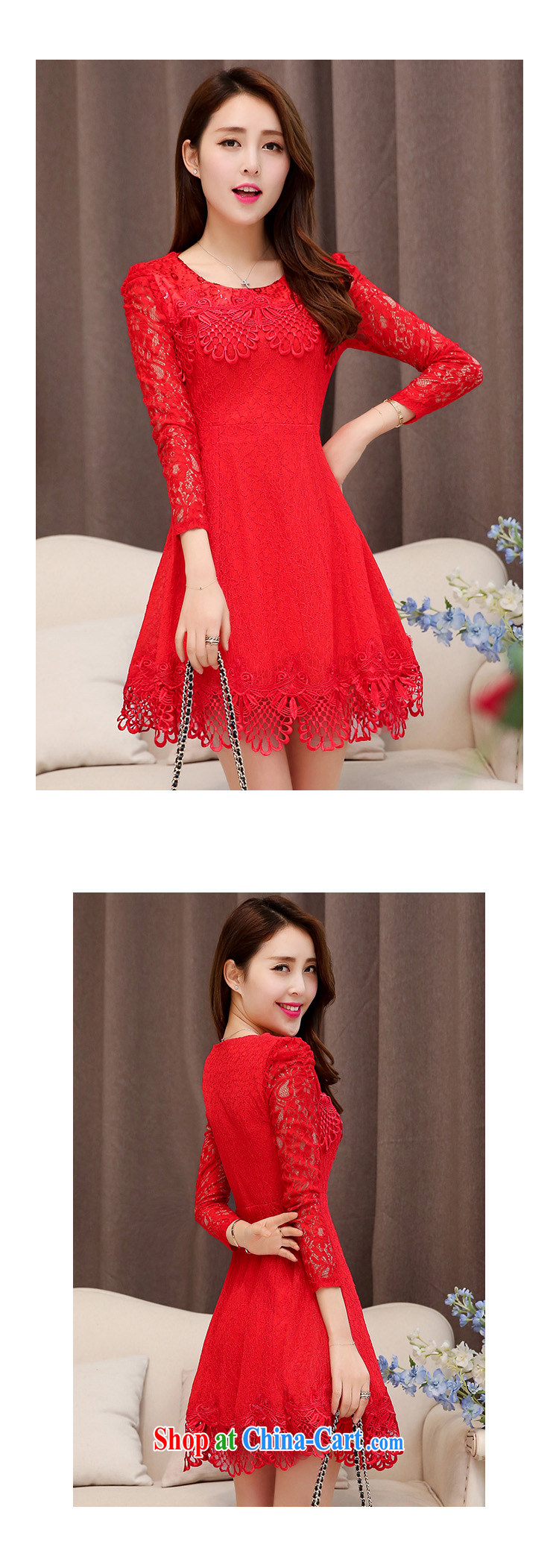 Arrogant season Evening Dress 2015 new style performances wedding banquet evening dress dress bridesmaid wedding clothes lace dresses female Red XXL pictures, price, brand platters! Elections are good character, the national distribution, so why buy now enjoy more preferential! Health