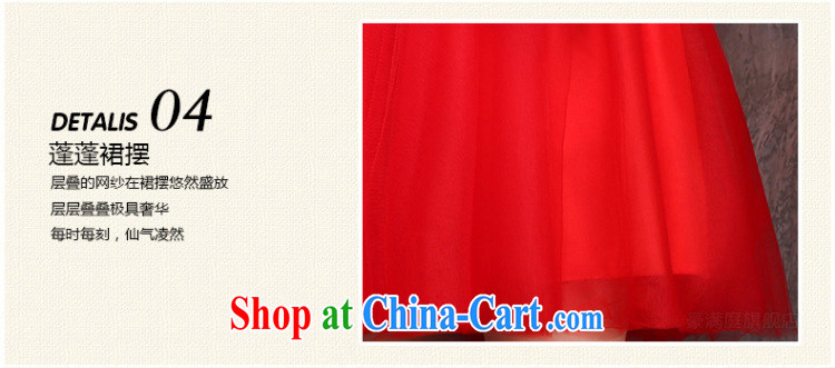 2015 new wedding dress bridesmaid clothing wedding dresses bridal toast clothing dress short dual-shoulder straps red XL pictures, price, brand platters! Elections are good character, the national distribution, so why buy now enjoy more preferential! Health