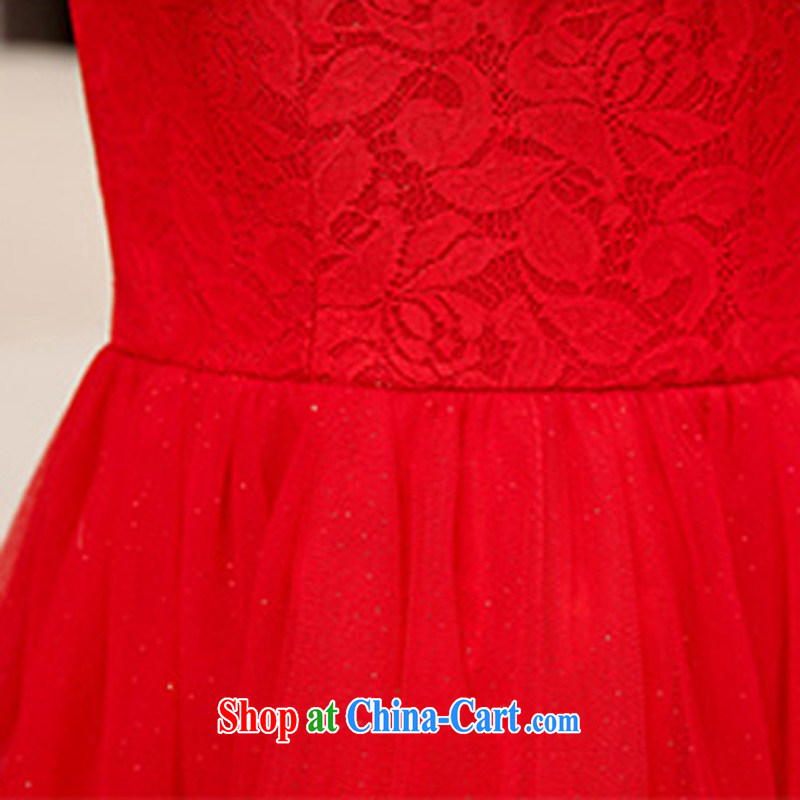 Arrogant season autumn 2015 new Openwork embroidery dress dress two-piece toast serving the door red bridesmaid clothing picture color XXL, arrogant season (OMMECHE), online shopping