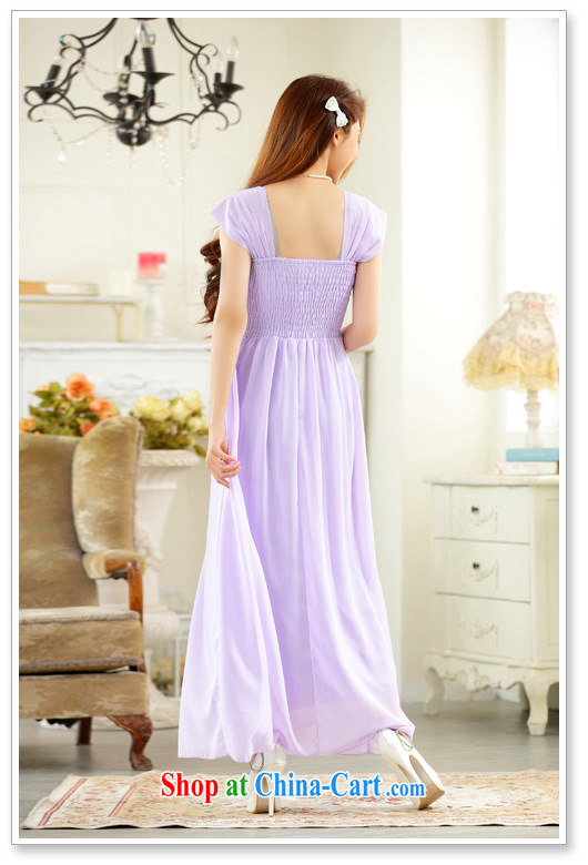 The package mail, Japan, and the ROK is the female elegant manually staple Pearl dress sister dress long snow woven small dress party for long dresses purple XXXL pictures, price, brand platters! Elections are good character, the national distribution, so why buy now enjoy more preferential! Health