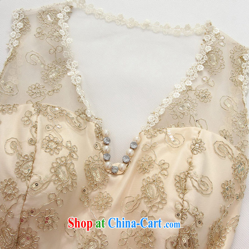 JK 2. YY High-End Bead Chain U is not rule the web and evening dress bridesmaid and indeed XL dresses champagne color code of the weight for height are the advisory service, JK 2. YY, shopping on the Internet