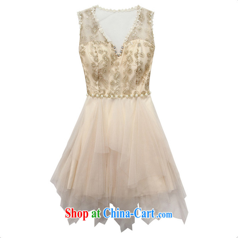 JK 2. YY High-End Bead Chain U is not rule the web and evening dress bridesmaid and indeed XL dresses champagne color code of the weight for height are the advisory service, JK 2. YY, shopping on the Internet
