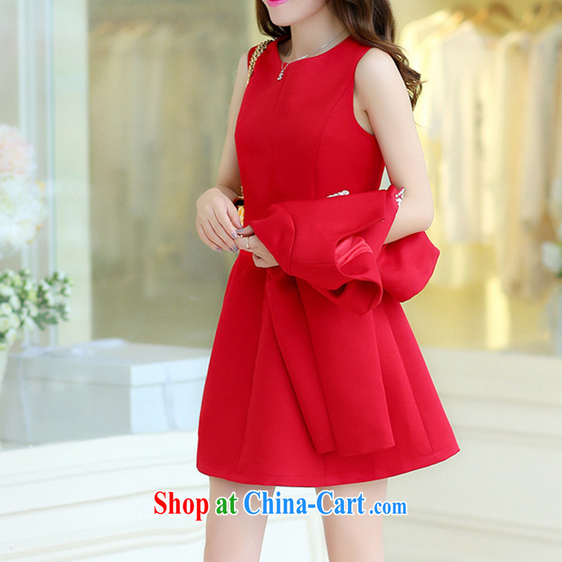 Cayman business, Gift wedding dress 2015 new two-piece dresses wedding dresses back door toast bridesmaid with two-piece dresses wedding dresses red M, business, gift, shopping on the Internet