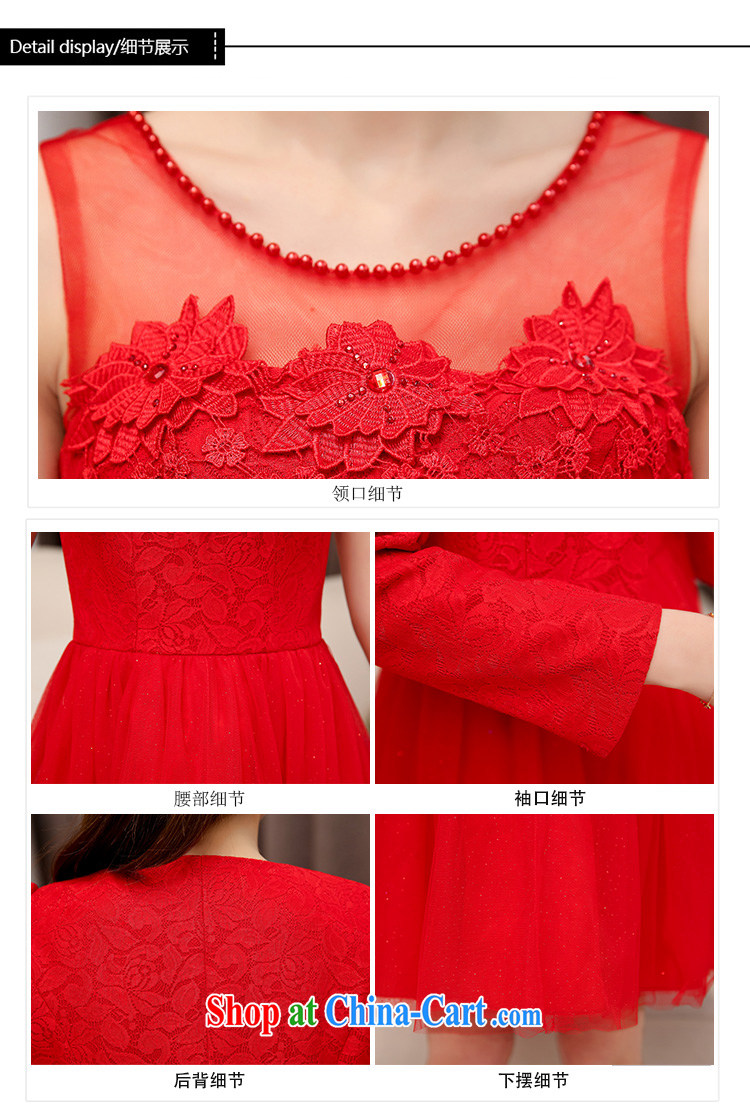 The energy 2015 spring new two-piece European root yarn wedding dresses small short Evening Dress skirt show bridal toast clothing bridesmaid dress red XXL pictures, price, brand platters! Elections are good character, the national distribution, so why buy now enjoy more preferential! Health