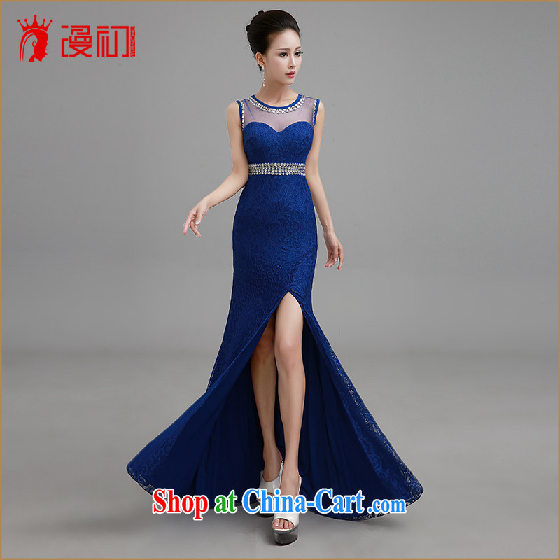 Early definition 2015 new wedding dresses long dresses, bride wedding toast clothing lace the evening dress Blue. Contact customer service, definition, early, and shopping on the Internet