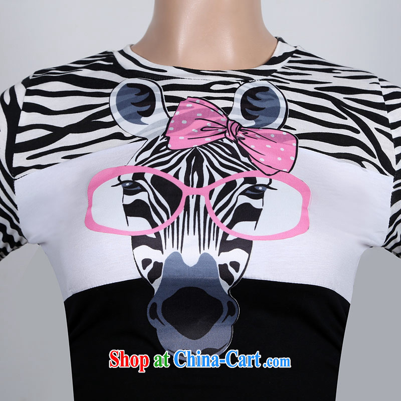 Special dance in Hip Hop new night bar DS performance service jazz modern stage costumes HipHop hip hop dancer dress #8458 zebra stripes L the Code, according to dance, hip hop, and shopping on the Internet