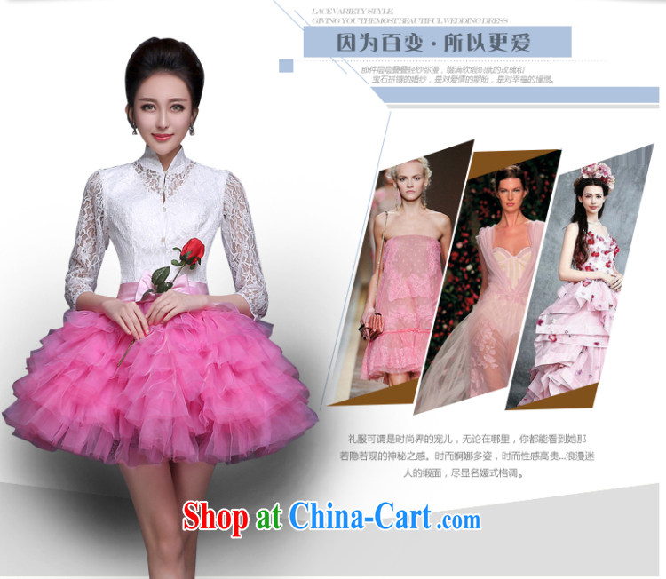 Kidman, summer 2015 new pink bridesmaid Service Bridal toast marriage serving short evening banquet dress moderator female white + red XXL (graphics thin dress) pictures, price, brand platters! Elections are good character, the national distribution, so why buy now enjoy more preferential! Health