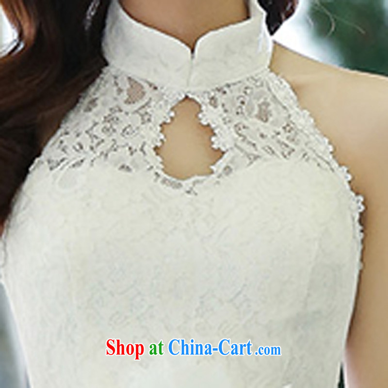 2015 spring female small dress wedding bridesmaid dress bridal gown service toast wedding dresses female white XL, charm and Barbara (Charm Bali), online shopping