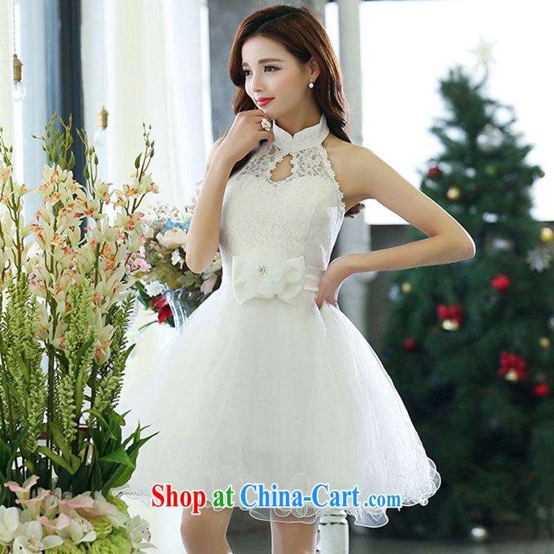 (The 2015 elegance shaggy dress Openwork blossoms sleeveless evening dress bridesmaid service personal photo album service white XL, Lam, COLINCOS), and shopping on the Internet