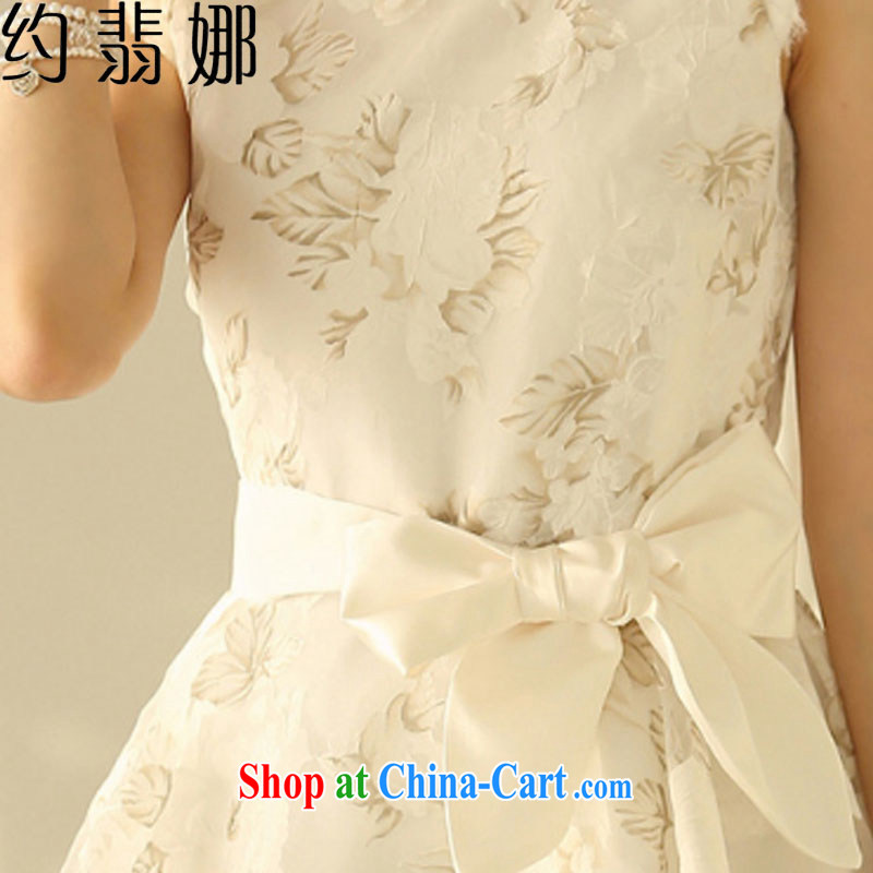 The incidents of 2015, the root by female dresses summer white sleeveless bare shoulders floral shaggy vest skirt 3016 white XL, some of the incidents, and, shopping on the Internet