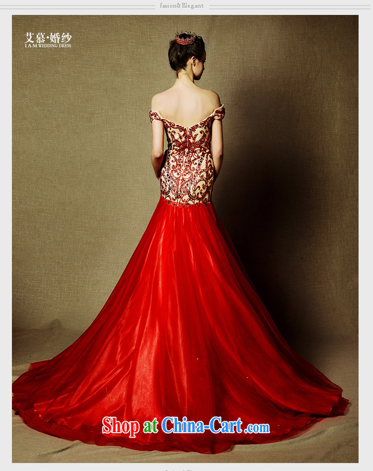 On the wedding dresses new 2015 Ngai advisory Red field shoulder-length, crowsfoot tail bows dress red L pictures, price, brand platters! Elections are good character, the national distribution, so why buy now enjoy more preferential! Health