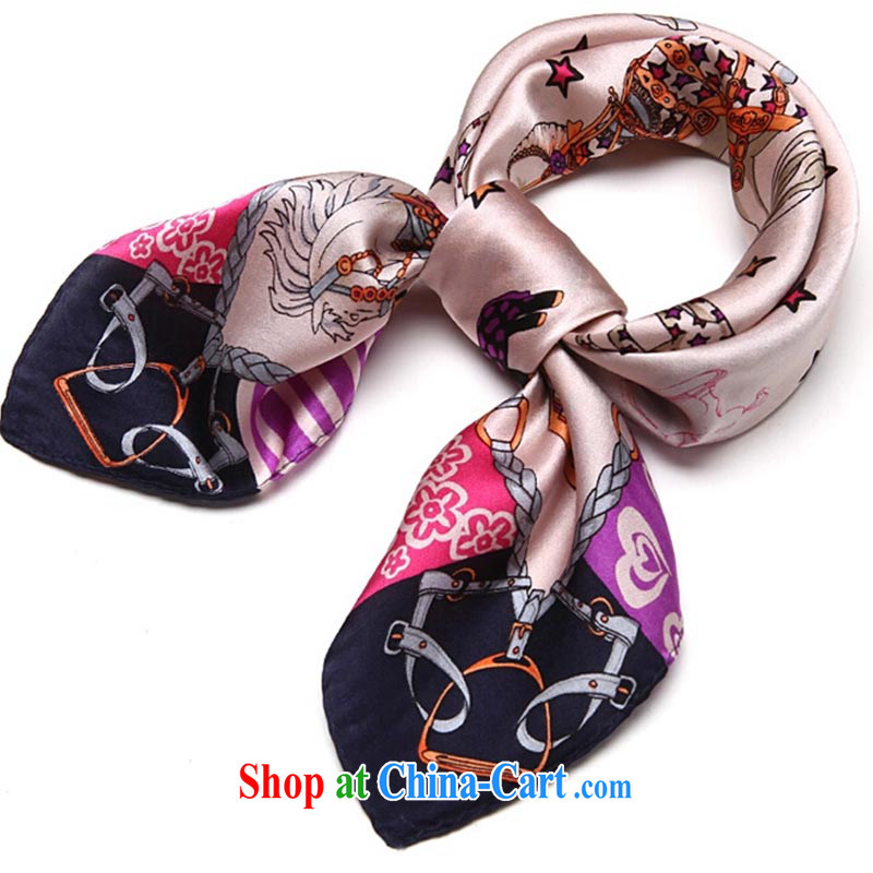 Poetry, colorful floral knocked color scarf career with small towel small silk scarf scarf china gifts color random distribution, poetry competition (SZEHOCHI), and, on-line shopping