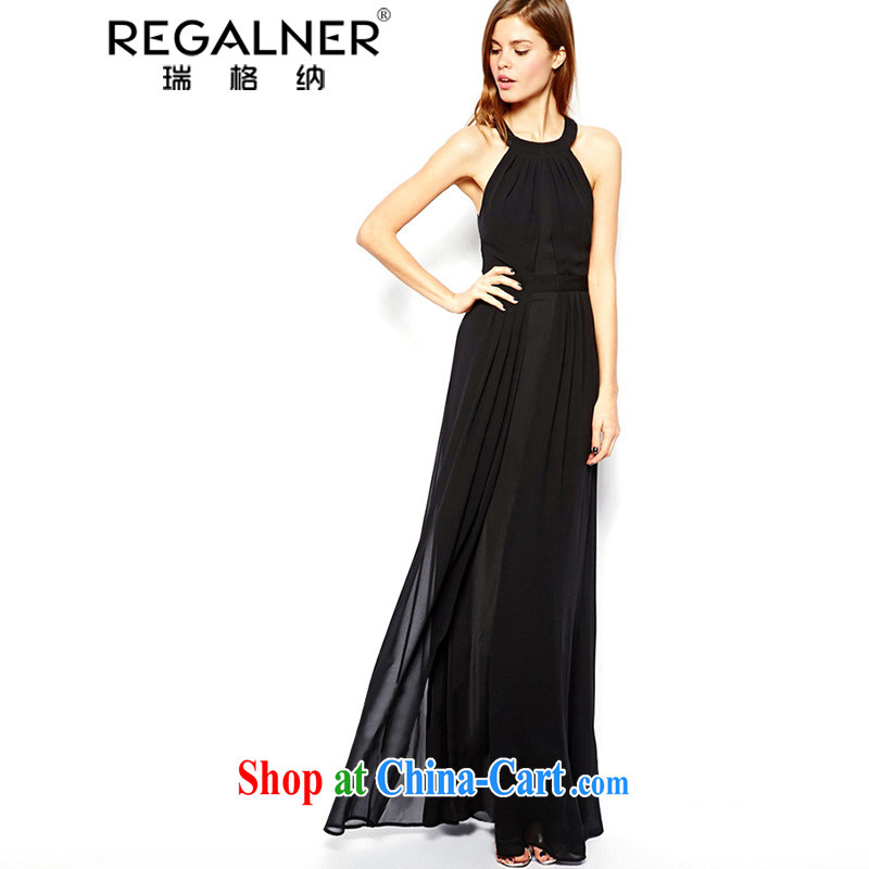 Ryan, 2015 spring and summer, new sense of small black skirt dress layer 3, with 100 hem skirt dress black XL