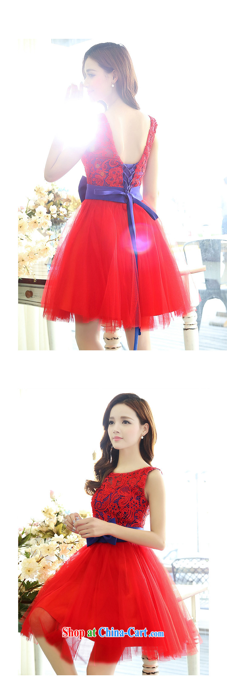 Read terrace 2015 spring and summer new female Korean fashion beauty autumn and winter wedding bridal bridesmaid wedding dress lace sleeveless shaggy Princess a purple skirt M pictures, price, brand platters! Elections are good character, the national distribution, so why buy now enjoy more preferential! Health