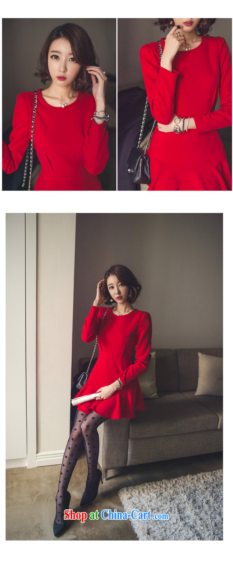 2015 spring festive elegant beauty dress skirt solid crowsfoot skirt swing dress 9825 #happy red XL pictures, price, brand platters! Elections are good character, the national distribution, so why buy now enjoy more preferential! Health