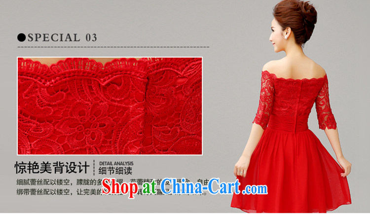Time his short red dress wedding dress a Field shoulder beauty bridal toast clothing lace snow woven dresses XXL pictures, price, brand platters! Elections are good character, the national distribution, so why buy now enjoy more preferential! Health