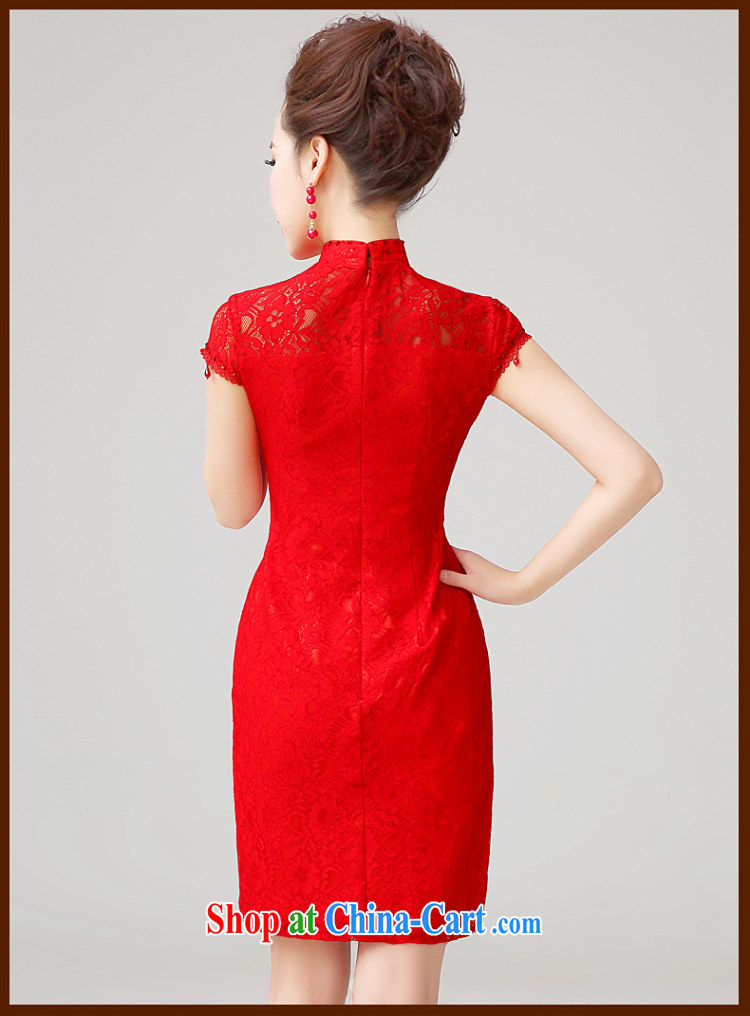 Syria Time cheongsam dress toast Service Bridal Fashion summer improved short, lace wedding dresses the Field shoulder short-sleeved Chinese Dress XXL pictures, price, brand platters! Elections are good character, the national distribution, so why buy now enjoy more preferential! Health