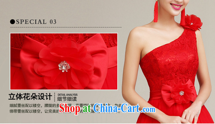 Time his small red dress uniform toasting bride short stylish short Evening Dress ball dress bridal toast serving the shoulder the saffron bowtie XXL pictures, price, brand platters! Elections are good character, the national distribution, so why buy now enjoy more preferential! Health