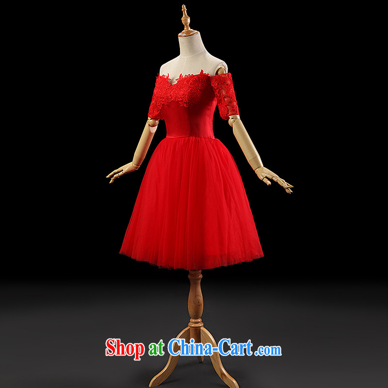 Love, Ms Audrey EU Yuet-mee, RobinIvy) 2015 new bride's toast clothing bridesmaid serving short, small dress red wedding dress female L 34,590 red tailored, Paul love, Ms Audrey EU, and shopping on the Internet