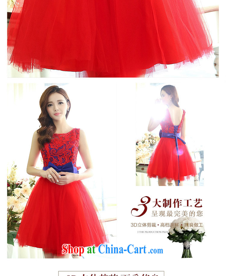 Recalling that Advisory Committee's spring 2015 new sleeveless sexy round-collar dress banquet wedding dress 1521 blue and red XL pictures, price, brand platters! Elections are good character, the national distribution, so why buy now enjoy more preferential! Health