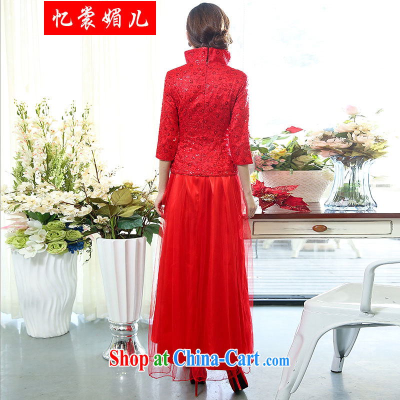 Recall that advisory committee that child care 2015 spring new bride bridesmaid two-piece dress 1507 red XXXL, recalling that advisory committee Mei Yee (yishangmeier), shopping on the Internet