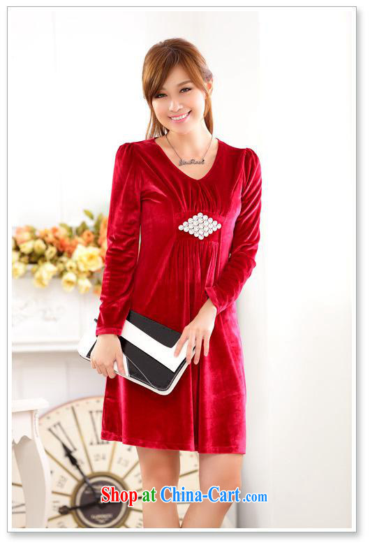 9 dress, and indeed increase, women 9821 spring loaded new #Kim wool high waist dress skirt light drill dress 1-3 XL red are code pictures, price, brand platters! Elections are good character, the national distribution, so why buy now enjoy more preferential! Health