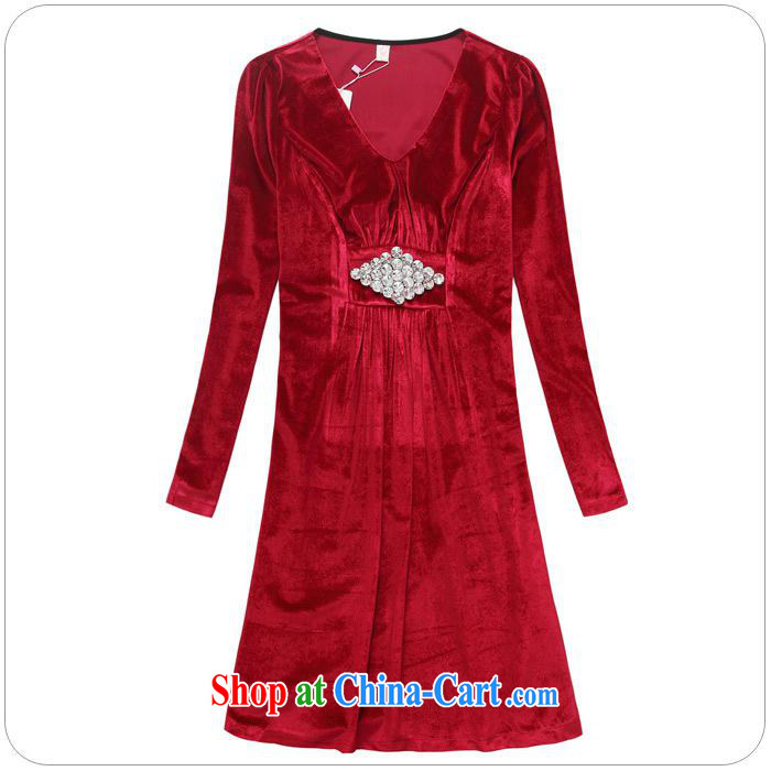 9 dress, and indeed increase, women 9821 spring loaded new #Kim wool high waist dress skirt light drill dress 1-3 XL red are code pictures, price, brand platters! Elections are good character, the national distribution, so why buy now enjoy more preferential! Health