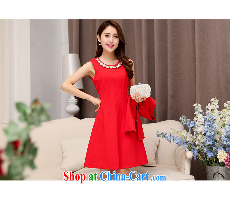 Caesar 240 spring and summer New Red two-piece sleeveless Annual Dinner Dance bows bridal back to door service daily dress red XXL pictures, price, brand platters! Elections are good character, the national distribution, so why buy now enjoy more preferential! Health