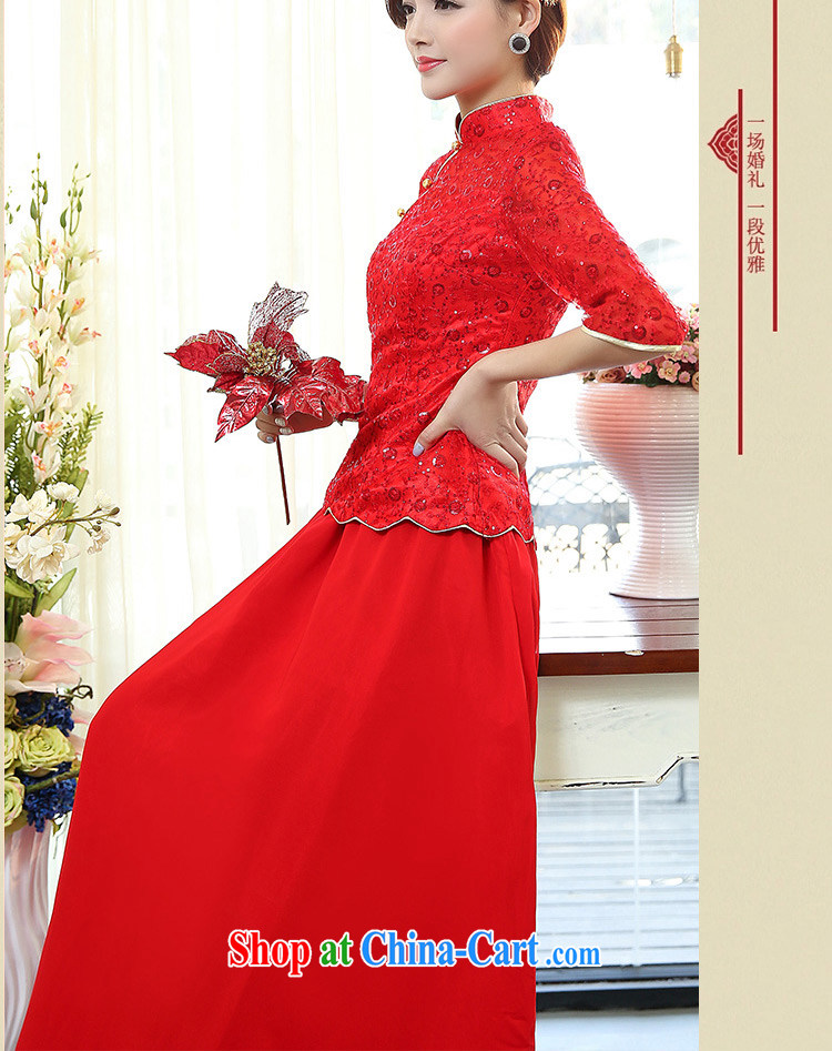 Recalling that Advisory Committee's spring 2015 new female bridal wedding party dresses presided over 1505 red XXXL pictures, price, brand platters! Elections are good character, the national distribution, so why buy now enjoy more preferential! Health