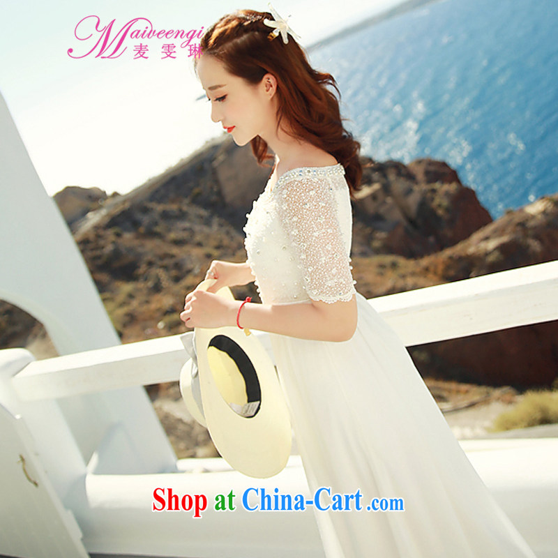 Mr WEN Lin 2015 spring and summer new graphics thin lace snow-woven long skirt dress white XL, Mr Wen Lin (MAIVEENGI), online shopping