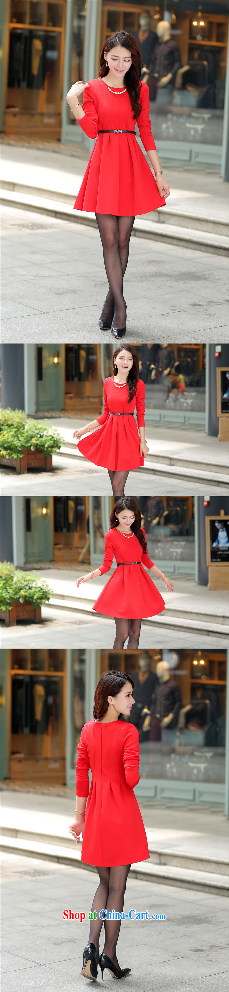 Cayman business, Gift wedding dresses women's clothing 2015 spring loaded new Korean dresses necklaces, belt style bridal wedding dress back door toast bridesmaid red XL pictures, price, brand platters! Elections are good character, the national distribution, so why buy now enjoy more preferential! Health