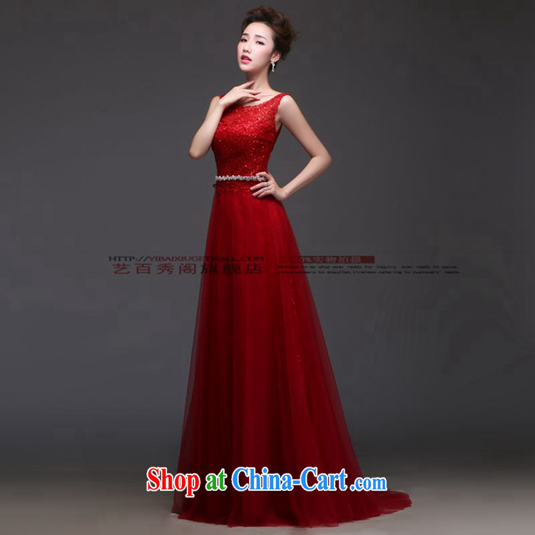 Art 100 Su Ge 2015 new dress uniform toast the Evening Dress bridal wedding wedding banquet red long dual-shoulder-neck beauty stylish Korean Red custom + $30 pictures, price, brand platters! Elections are good character, the national distribution, so why buy now enjoy more preferential! Health