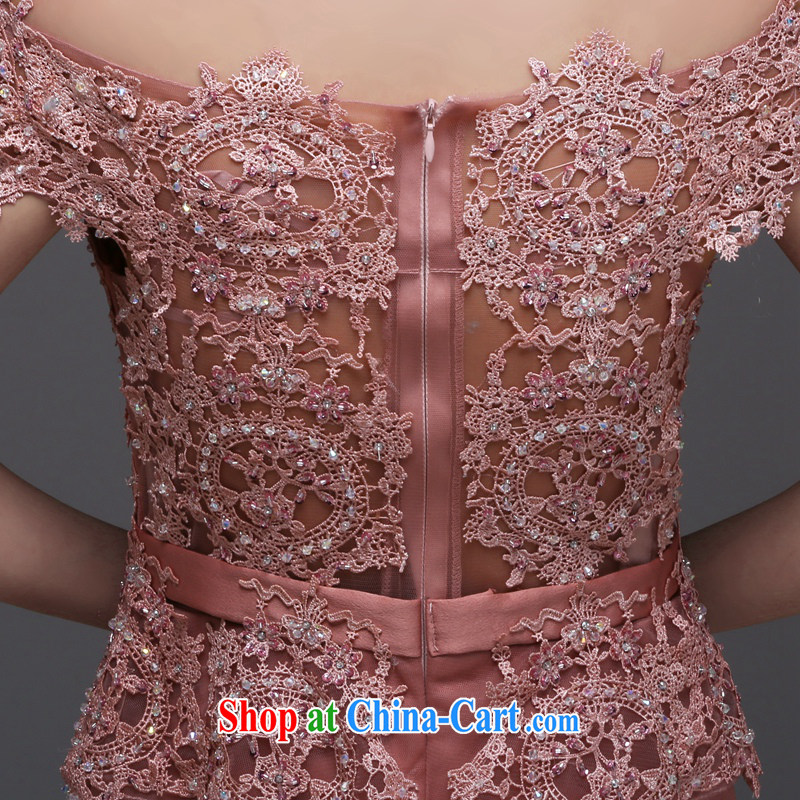 Art 100 Su Ge 2015 new dress uniform toast the Evening Dress bridal wedding wedding banquet long leave of two in the field shoulder beauty stylish Korean spring drapery rose-colored custom + $30, 100 for performing arts show pavilion, shopping on the Inte