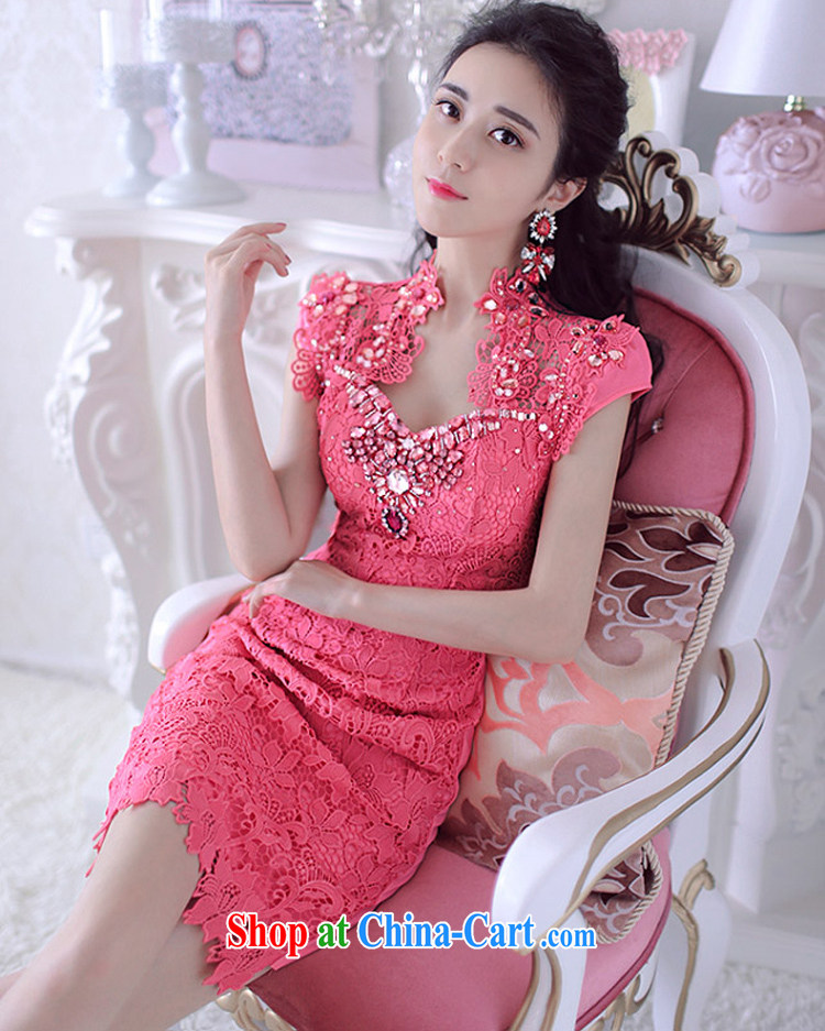 kam beauty new parquet drill lace embroidery package and dresses evening dress M 3008 the red pictures, price, brand platters! Elections are good character, the national distribution, so why buy now enjoy more preferential! Health