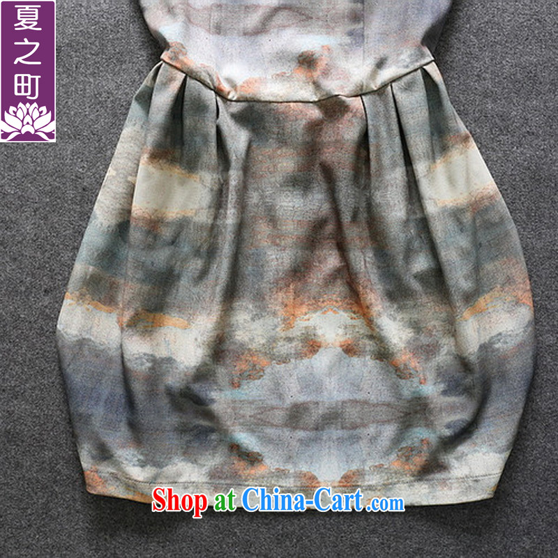 Mr Ronald ARCULLI's Foreign Minister Nobutaka Machimura new manually staple pearl cultivation video thin retro dyeing sleeveless Paridelles dresses X 5009 are code, summer-machi, shopping on the Internet