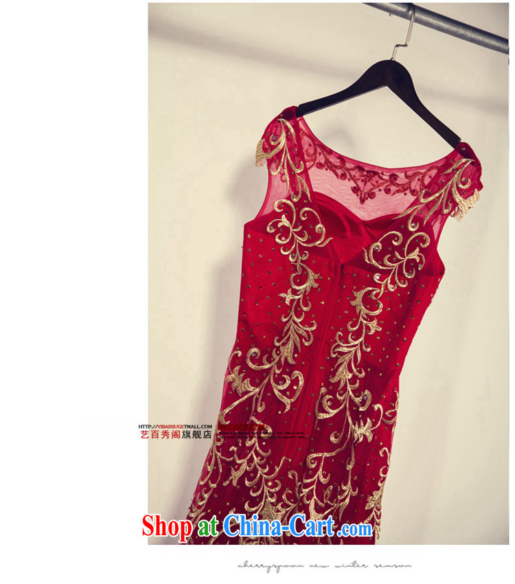 Art 100 Su Ge wedding dresses 2015 new embroidery cheongsam dress graphics thin crowsfoot long evening dress dress retro bridal toast serving red custom + $30 pictures, price, brand platters! Elections are good character, the national distribution, so why buy now enjoy more preferential! Health