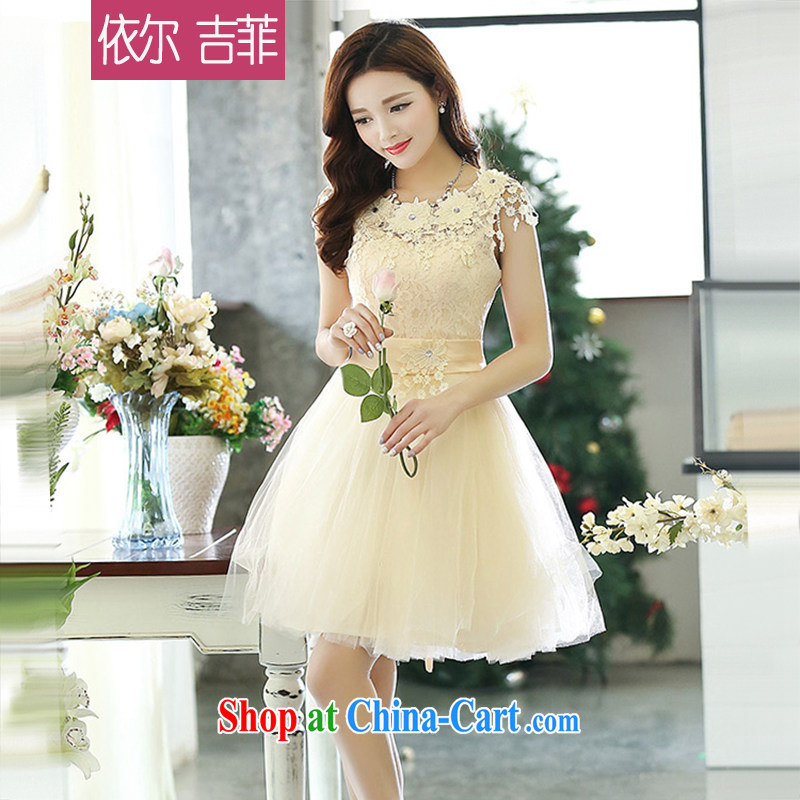 Spring 2015 new female lace water drilling three-dimensional flowers bridal wedding dress dress uniform toast sexy exposed back evening dress white XL
