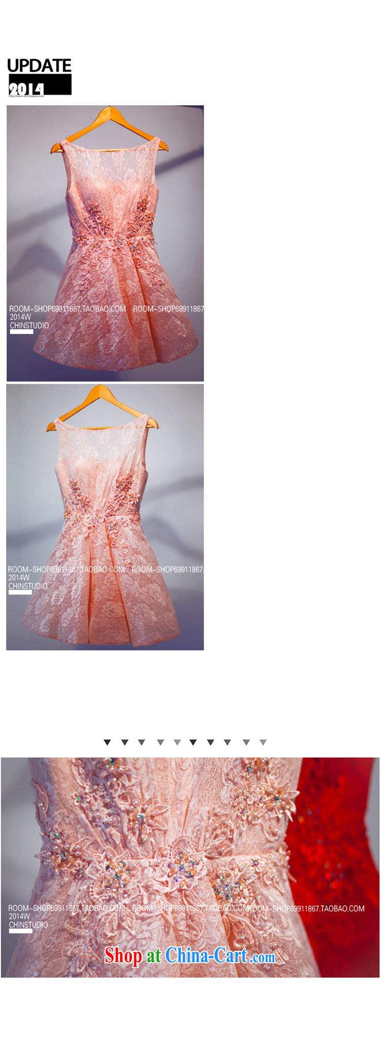 Art 100 Su Ge wedding dresses dresses 2015 new marriages wedding banquet retro improved stylish embroidery small red cheongsam short spring meat pink custom + $30 pictures, price, brand platters! Elections are good character, the national distribution, so why buy now enjoy more preferential! Health