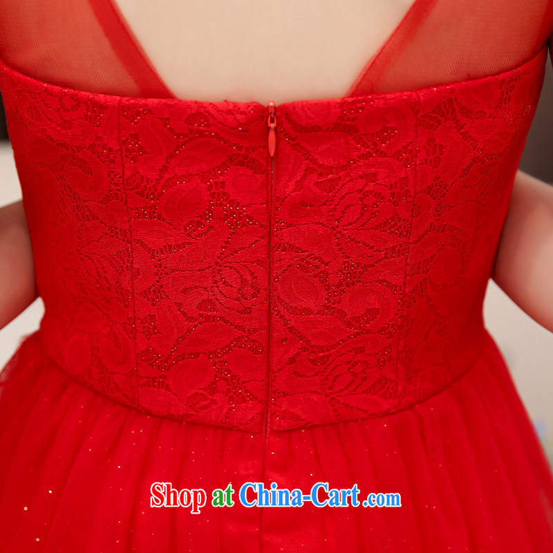 The dream in the Spring and Autumn and new red bridal gown wedding toast serving bridesmaid The Wedding Banquet two-piece red skirts children red XXL, the dream, and, shopping on the Internet