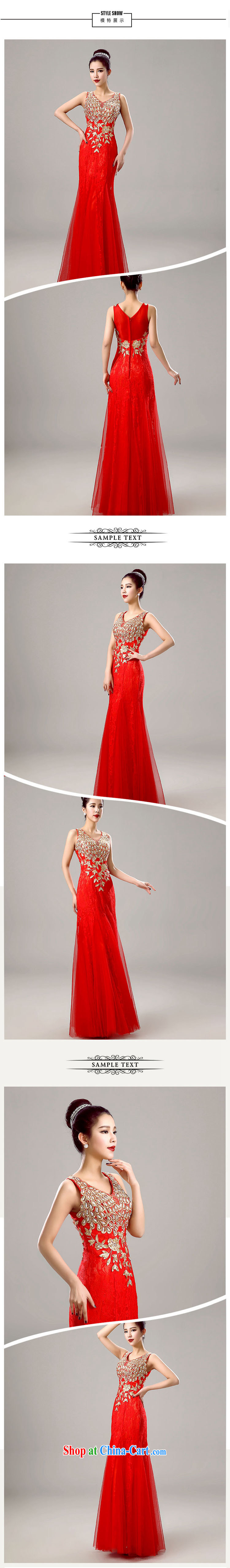 Baby bridal 2015 spring new dual-shoulder bridal toast winter clothing stylish Red Beauty banquet dress female long red XXL pictures, price, brand platters! Elections are good character, the national distribution, so why buy now enjoy more preferential! Health