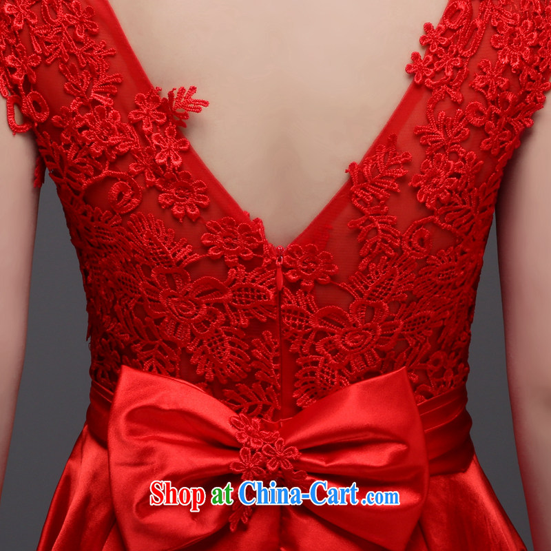 Art 100 Su Ge marriages bows dress 2015 new wedding dresses water-soluble lace sexy Long Red Beauty and stylish evening dress spring and summer wine red custom + $30, art 100 Su Ge, and shopping on the Internet